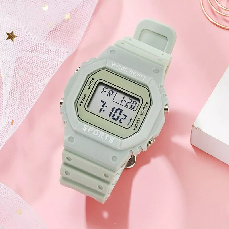 Reloj De Pulsera Digital Para Mujer Y Hombre Resistente Al Multifunción | eBay