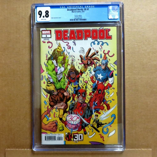 DEADPOOL NERDY 30 HAWTHORNE VARIANT CGC Graded 9.8 Marvel Comics 2021