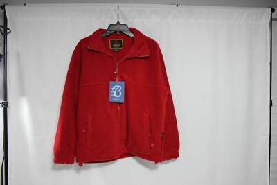BARU Sports Men's Size Med Red Full Zip Pocket Ski Coat NWT