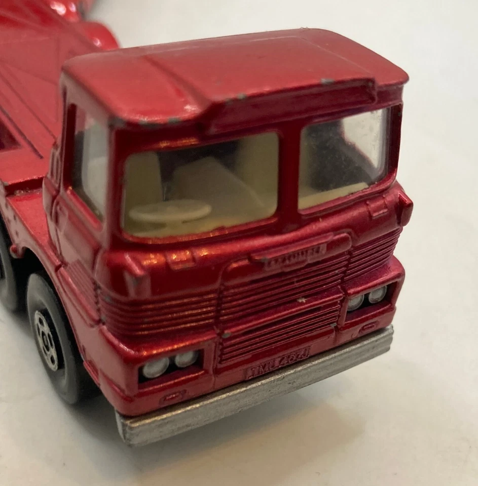 Camión contenedor vintage 1976 Matchbox Lesney Super Kings diecast K-24 Foto 2 de 4