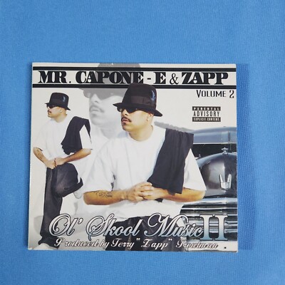 MR. CAPONE-E/ZAPP OL' SKOOL MUSIC, VOL. 2 CD Chicano Hip Hop Rap