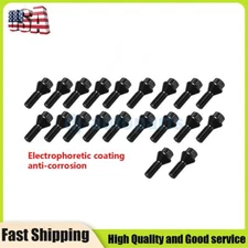 Set of 20 Wheel Lug Bolts Nuts For BMW E46 E90 E39 E60 E53 36136781150 M12*1.5
