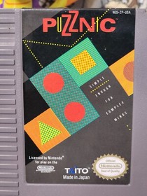 Puzznic NES Taito (Nintendo Entertainment System, 1990) with Funco Sleeve