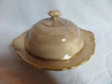 Vintage Carrollton USA Covered Butter Dish