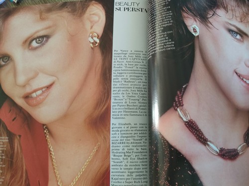 Détaillant ▬► HARPERS BAZAAR Italia 1980 PATTI HANSEN_CHANEL_HERMÈS_GIVENCHY_PELLICCE_FURS