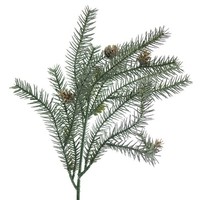 Gasper Weihnachtsdeko Tannenzweig GrüN Gefrostet Mit Zapfen 41 Cm - Kunstpflanze