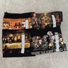 Lot of 4 Classic Horror Movie T Shirts Medium Unisex Halloween Jason Freddy New