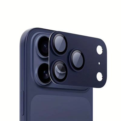For Apple iPhone 17 Pro Max / 17 Pro Metal Tempered Glass Camera Lens Protector