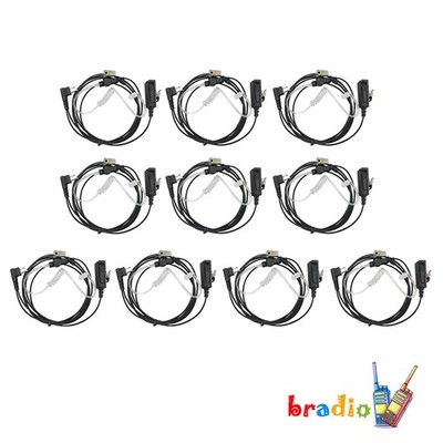 10x Earpiece Headset for SP50 CP200 CP200D DEP450 EP350 CP185 CP180 DTR650 Radio
