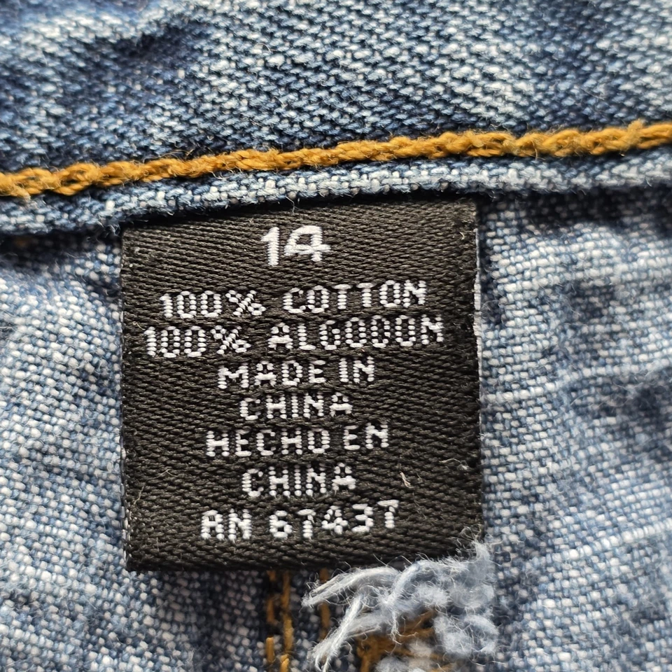 Vintage Y2K Ralph Lauren Polo Jeans Company womens denim shorts size 14 - Image 3 of 4