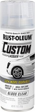 Rust-Oleum 323383 Automotive Custom Lacquer Spray Paint, 11 oz, Gloss Clear