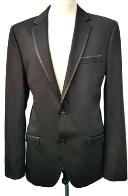 SELECTION by S.OLIVER Smoking Style Sakko ''Firenze'' Schwarz Gr.94 neuwertig