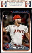 2024 Topps #270 Victor Mederos Rookie Los Angeles Angels