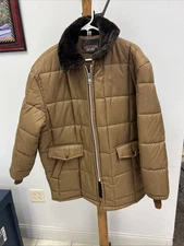 Vintage Westwind Size XL  Brown MADE IN THE USA Winter Jacket NWOT