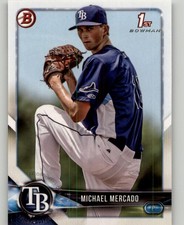 2018 Bowman Michael Mercado Prospects #BP16 Tampa Bay Rays