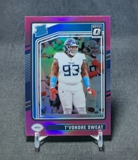 T'Vondre Sweat Pink Holo Prizm Rated Rookie RC 2024 Optic Card #295 Titans. rookie card picture