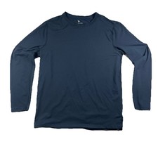 All In Motion Men's Long Sleeve Seamless Performance T-Shirt Size Large Navy