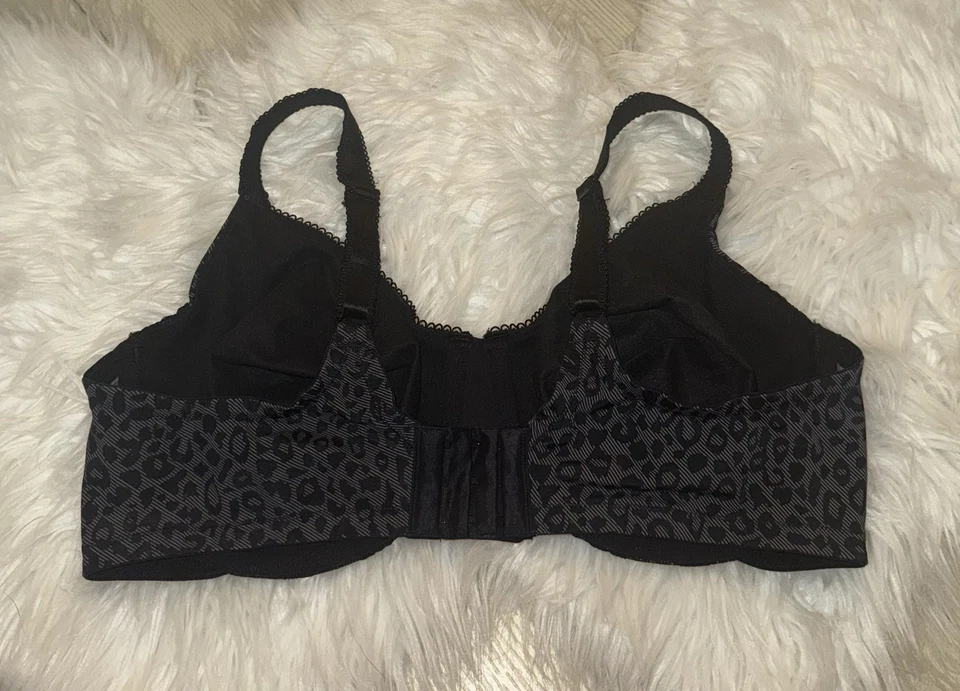 Sujetador Olga 35063 Luxury Lift Cobertura Completa UW Sin Forro Estampado Animal Encaje Mujer 42D Foto 4 de 4