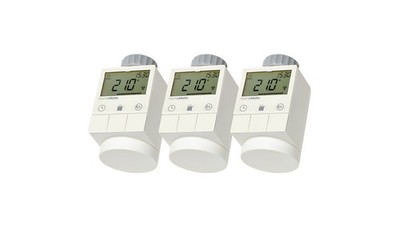 Homematic 3er-Set Funk-Heizkörperthermostat HM-CC-RT-DN für Smart Home / Hausaut