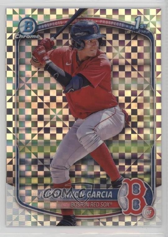 2025 Bowman Chrome Prospects X-Fractor Jhostynxon Garcia #BCP-43 03cc