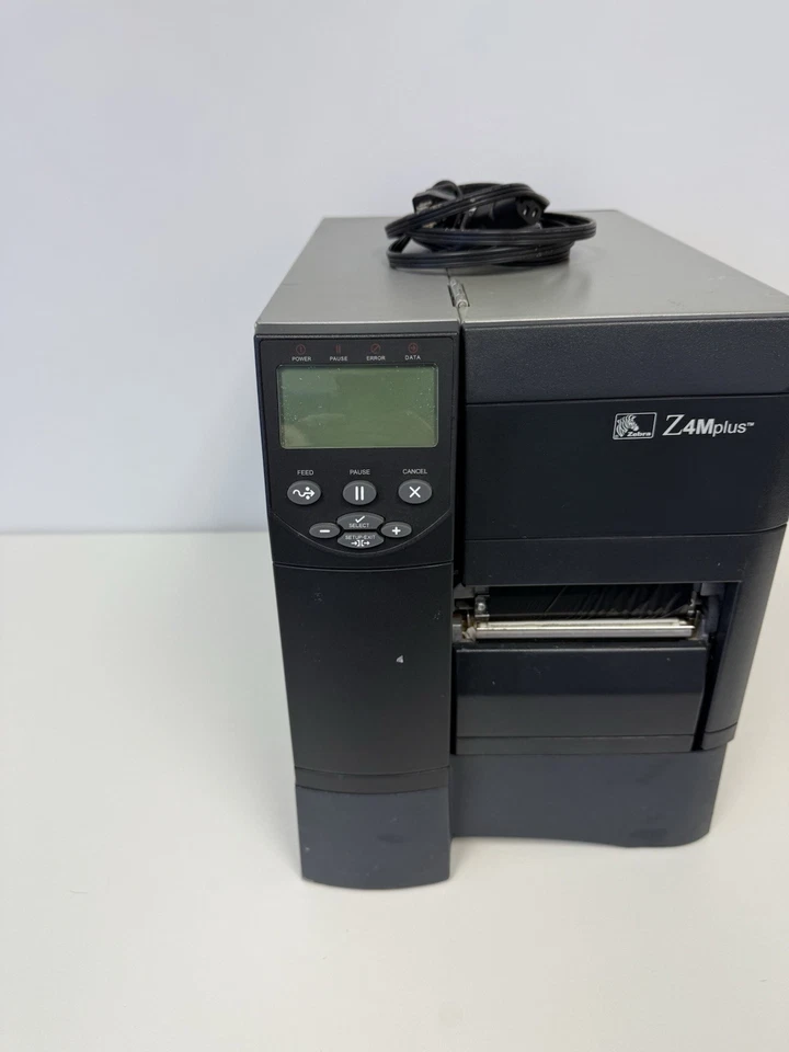 Zebra Z4M Plus Z4M00-2001-0000 Thermal Transfer Label Printer 300dpi LAN Serial - Image 4 of 4