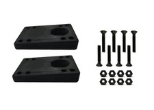 VJ Skateboard Longboard Cruiser Hardware Screws 2 inch and Rubber Riser Pad S...