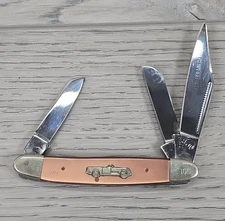 Parker Cut TSCO Corvette Vette Series 1957 Stockman w/ Copper Foil Pocket Knife