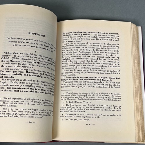 Magick in Theory and Practice HCDJ Aleister Crowley Occult Spirituality VTG 1991 - Picture 14 of 18