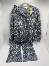 Vera Bradley Women's Pajama Set Small Green 2 Piece