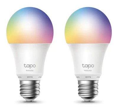 TP-Link Tapo L530E Smart Bulb 2 Pack | WiFi RGB E27 Alexa Google