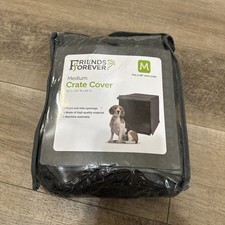 Friends Forever, Dog Crate Cover Medium Fits 36  Wire Pet Crate Kennel, NEW