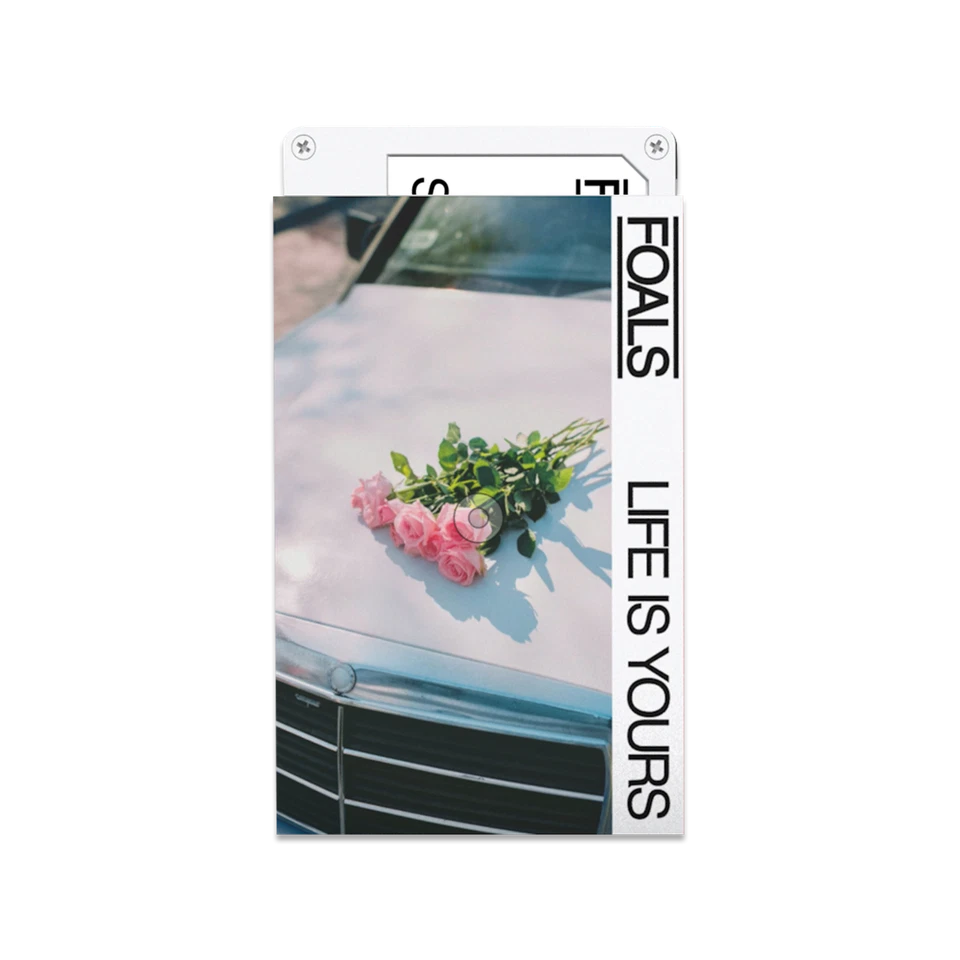 FOALS ALBUM LIFE IS YOURS WARNER RECORDS 2022 CASSETTE WHITE