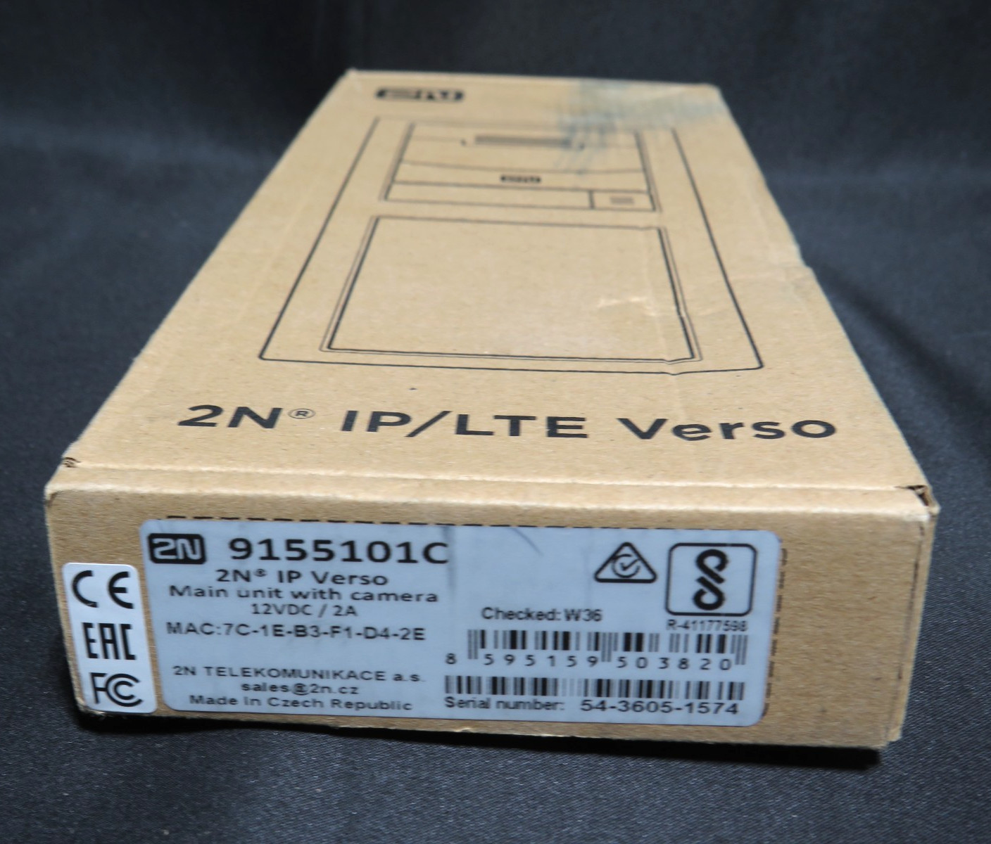 2N IP Verso 9155101C Main Unit with Camera 01273-001 [CTC]