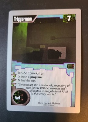 Triggerman Netrunner CCG 1996 WOC
