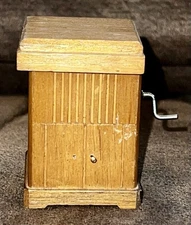 VNTG SANKYO Wood Novelty Floor Standing Phonograph Music Box l👀k