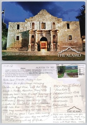c40373 The Alamo San Antonio Texas USA Postkarte 2012 Briefmarke