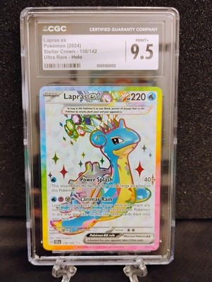158 142 pokemon card Lokhlass ex 158/142 Full Art Secret Teracristal - Myboost X Scarlet and  Violet 7 Star Crown