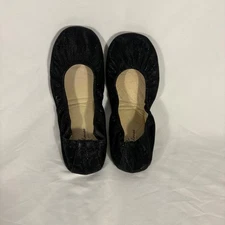 The Storehouse Flats Black Sparkle Ballet Flats Women Size 9 Leather