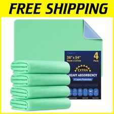 Extra Heavy Absorbent Washable Underpads 4 Pack