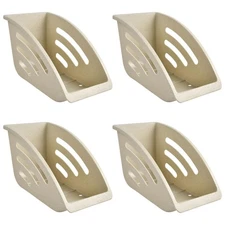 Akamino 4 Pcs Paper Plate Holder,10 Inch Plastic Paper Plate Dispenser, Dinner P