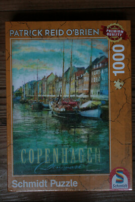 Schmidt Spiele Puzzle 59583 Patrick Reid O'brien Copenhagen, 1000 pezzi