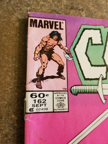 Cómic Conan el Bárbaro Marvel Comics Vol 1 Nº 162 Septiembre 1984 - Imagen 6 de 7