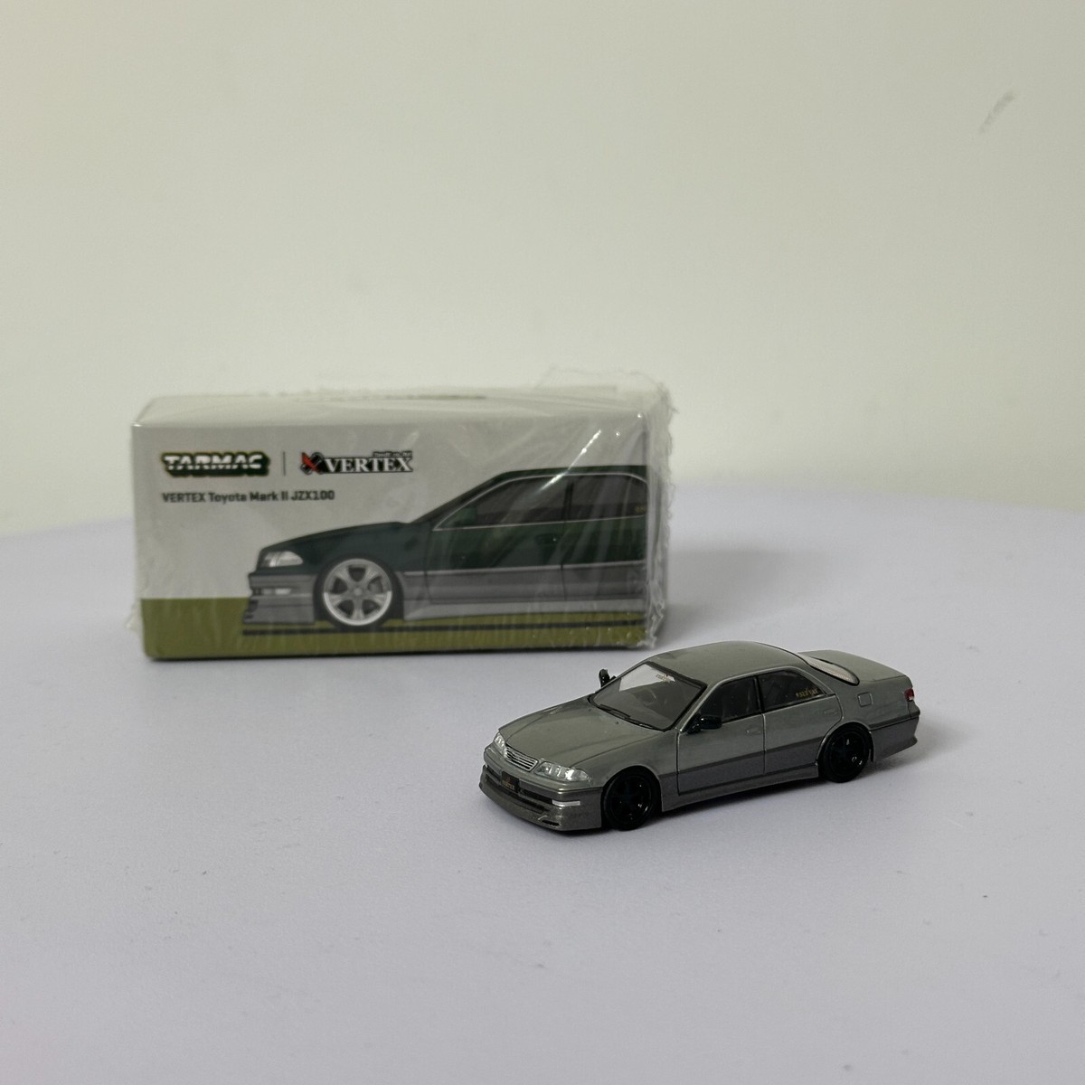 ターマックワークス VERTEX Toyota MarkⅡ JZX100 新品 Tarmac Works x Vertex Toyota Mark II JZX100 (Purple Metallic
