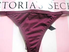VICTORIA'S SECRET DREAM ANGELS Adjustable Thong Panty S M L XL 2XL Maroon VS