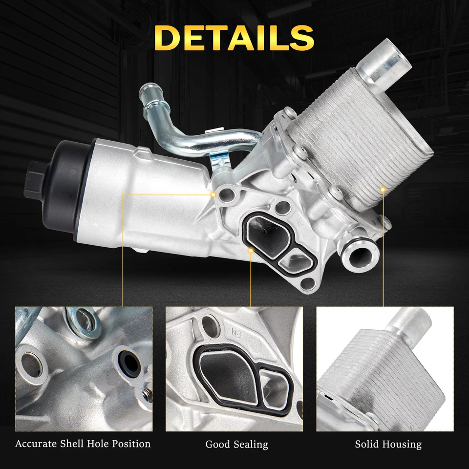 Conjunto de enfriador de aceite de motor 55566784 para Chevry Cruze Sonic Trax Buick Encore 1,4 L Foto 3 de 4