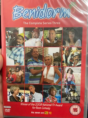 Benidorm Season 3 NEW/sealed region 2 DVD (British comedy sitcom tv series)