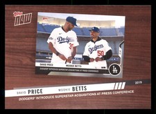David Price / Mookie Betts - 2020 Topps #BTN-10 Best of Topps Now - Dodgers