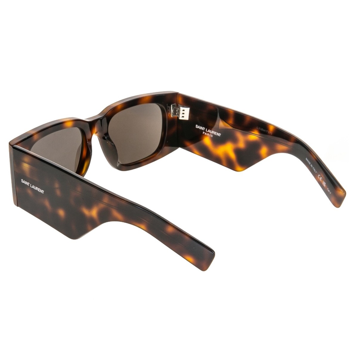 SAINT LAURENT YSL SL654 003 Brown Unisex Chunky Bold Logo