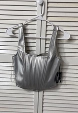 silver corset girly party going out medium 