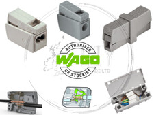 Wago 224 Electrical Lighting Connectors Wire Block Clamp Clips Fast Cable 